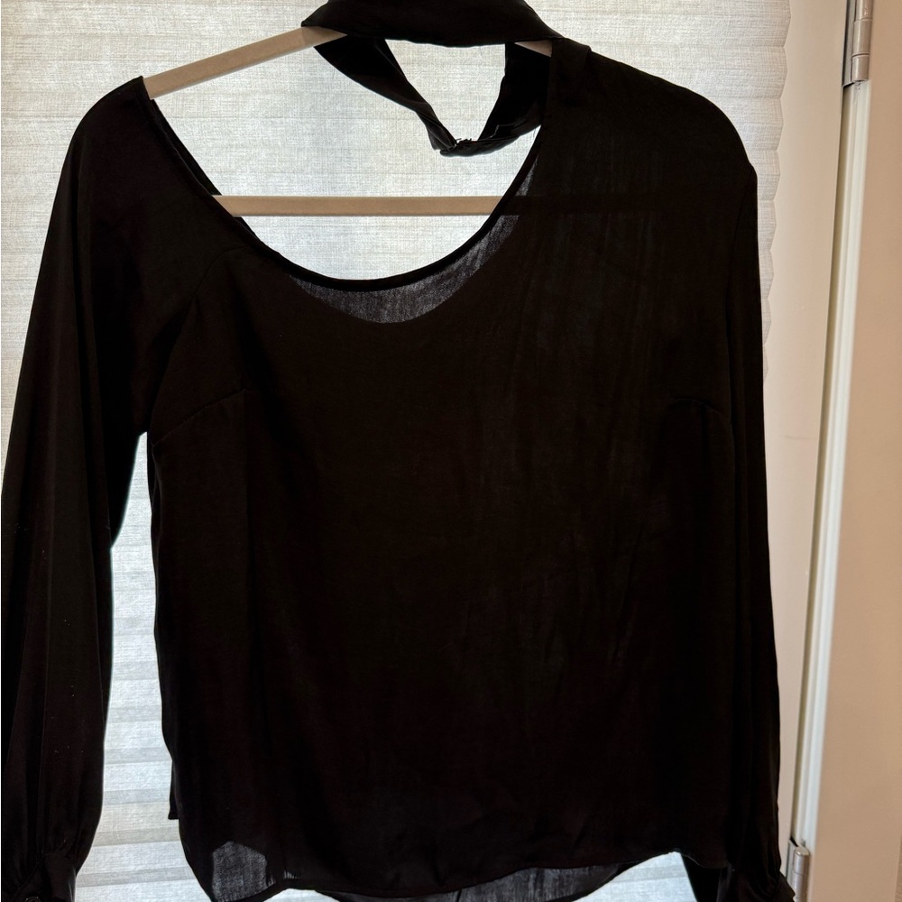 A Classy Chic Boutique Black Sheer Blouse